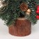 Christmas tree decor "with curls and berries" 23x11 cm