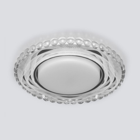 A spotlight with LED lighting Elektrostandard, Britel, 133x133 mm, LED, 4200K, white, mirror color-3