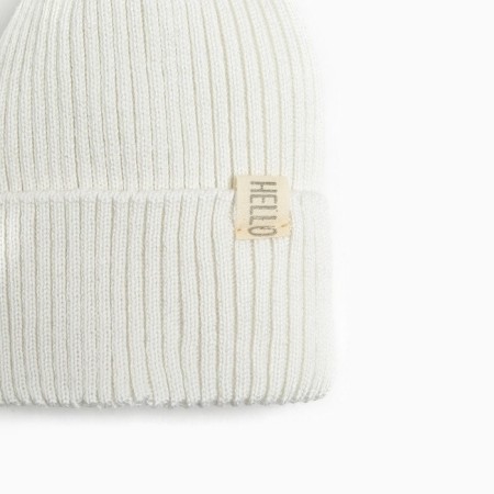 Hat Knitted crumb I, p. 48, milk-1