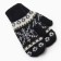 Women's mittens "snowflake" Color black, size 20