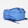 School backpack from textiles on lightning, 3 pockets, blue color