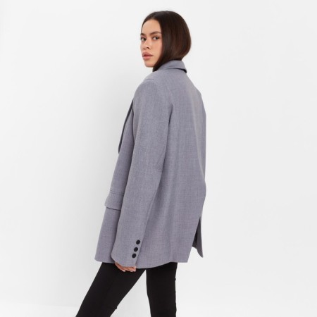 Women's jacket with a cut on the back of MIST size L-XL, color gray-1