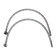 Accoona A90126F shell mixer, single -leaf, pour 131 mm, black