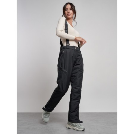 Semi -combinezone ski insulated female winter, size 48, black color-17