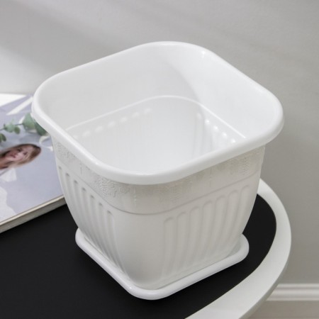 Pot with the Podon "Lausanne", 5 l, the color is white-2