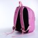 Baby backpack on lightning, external pocket, pink color