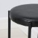 Stool with round seat nt4/b, load 150 kg, 38.5x45 cm, color black
