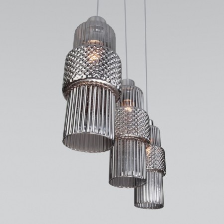 Suspended lamp with SOHO, 40W, E27, 58x11 cm-2