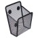 Standing for writing accessories on magnets, for magnetic boards, mesh, metal, black