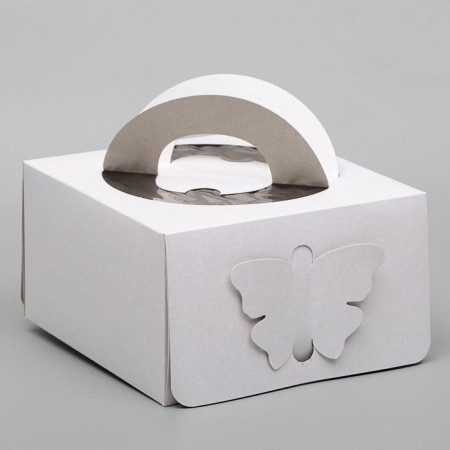 Confectionery packaging without printing, box, 1 kg, 21 x 21 x 12 cm