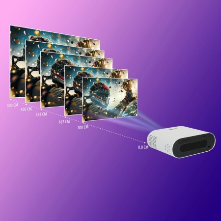 Projector CACTUS CS-pro.01wt.full HD LCD 6000LM LS 600LM ANSI (1920x1080) 2000: 1 lamp resource 107627-7