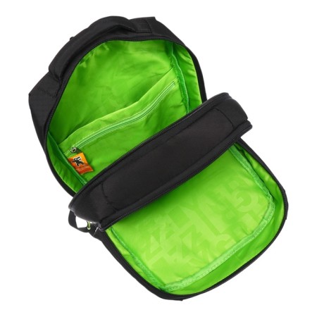 School backpack, 39 x 26 x 19 cm, Grizzly, ergonomic back, laptop department, black-8