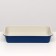 Medium toilet with a mesh of 36 x 26 x 6.5 cm, blue/beige