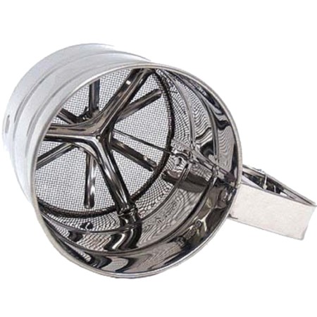 ATLANTIS flour sieve, chrome color-1