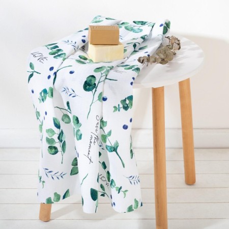Eucalyptus towel 80x150 cm, 100% cotton, waffle canvas, 160g/m2