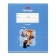 Notebook 12 sheets in a cage on a clip "Funny Bear", mix