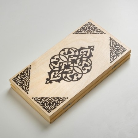 Backgammon 30 x 30 cm, cube 2 pcs