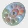 Glass stand for eggs of 10 cells of the Daillean "Easter rabbit", 24 × 20.5 cm