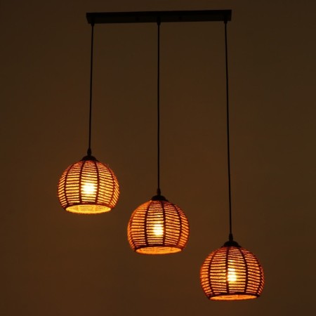 Bayerlux lamp "Trinity" 3he27 40W black 20x20-120 cm-2
