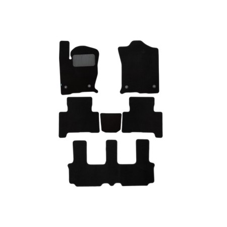 Rugs in the Premium salon for Haval H9, 2014-2017, crossover, 6 pcs., Textile