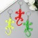 Trick plastic reflective "lizard" mix 8x4.2 cm