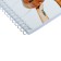 A notebook for notes tabulature A5, 24 sheets on the crest, horizontal "musical mood", covering cartoon, embossing, block 80g/m2