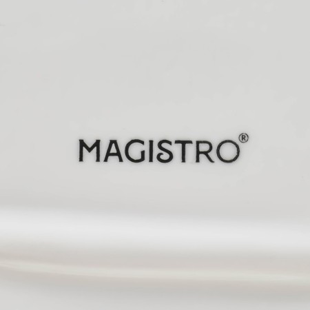 Porcelain dish Magistro "Fish", 35 × 16.5 × 3 cm, white color-4