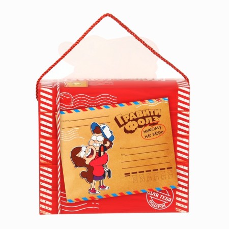 Package-Korobok, New Year, 27 x 23 x 12 cm, gravity farz-3
