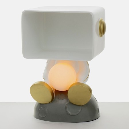 Luminaire-Column "Space" LED USB gray 35x25x47cm Risalux-1