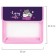 Junland A5 notebook folder, plastic, 2 compartments, Velcro valve, Cat Pile, 272188
