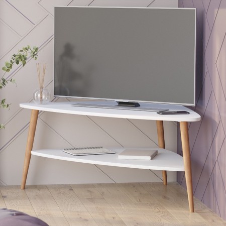 Cornage table, 710 × 710 × 418 mm, color white snow
