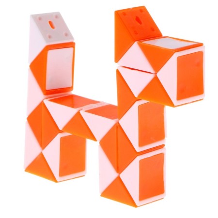 Puzzle "Snake", Orange color-3