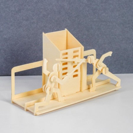3D model of a wooden miracle-brown "Shpazhiz"