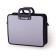 Plastic portfolio A4 BRAUBERG "Prime Minister", 390 x 315 x 120 mm, 3 compartments, on lightning, gray