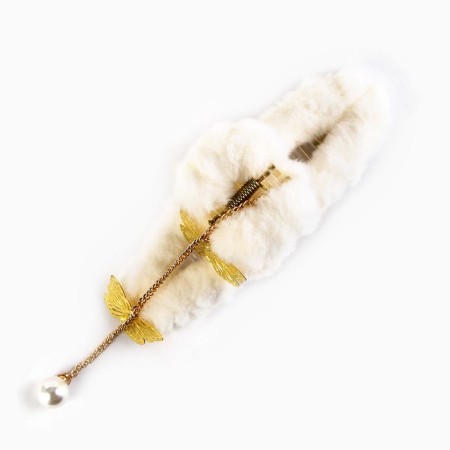 Fluffy hair crab “Dream” with a suspension, 3 x 12 cm-4