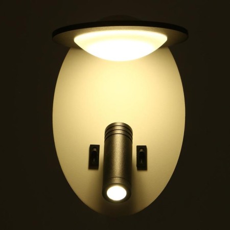 Sconces 85106/2 LED 5+3W 4000k White-black 13x15x20 cm-2
