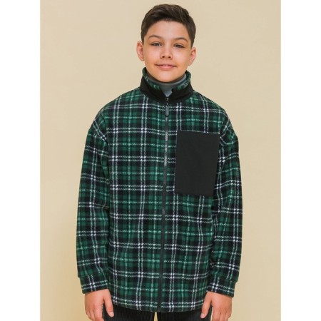Jacket for boys, height 116 cm, green color-2