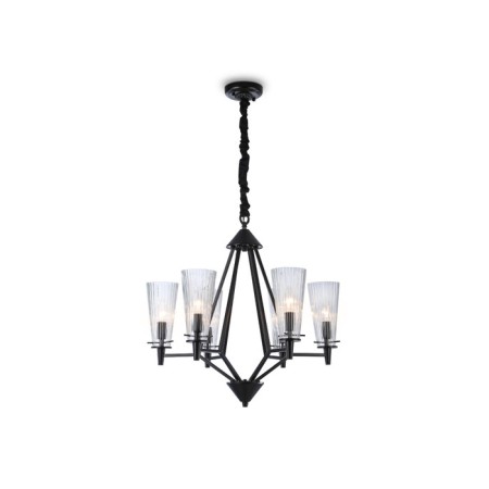 Suspended chandelier Ambrella TR3237/6 BK, E14, 6x40W D610x585 mm, black-1