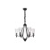 Suspended chandelier Ambrella TR3237/6 BK, E14, 6x40W D610x585 mm, black
