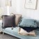 Pillowcase Sofi de Marko "Faina", size 45x45 cm, emerald color