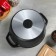 Pan, 6.5 l, glass cover, anti -stick coating, dark marble color