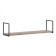 Hinged shelf “Kendi No. 11”, 900 × 220 × 261 mm, color of the alpine oak