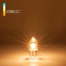 Лампа галогенная, сверхъяркая, Elektrostandard, G4 12V, 9х9х30 мм, 20Вт, G4, 320Лм, 2700К