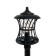 Sadovo-park lamp Feron PL526, IP44, E27, 60 W, 200x200x1022 mm, black color