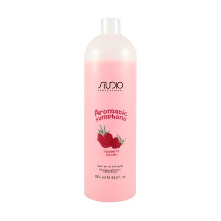 Balm for all types of hair Studio Professional "Raspberry", 1000 ml