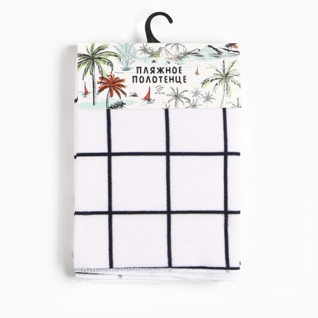 Towel beach Ethel "Cell", 70*140 cm, 250g/m2, 100%p/e-4