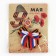 Georgievskaya tape, with a bow on May 9, Victory Day “Remember and Proud”, 10.5 x 14 cm