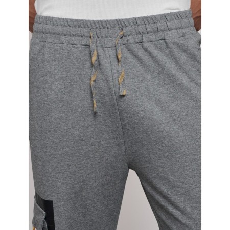 Sports male pants, size 48, gray color-16