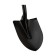 Baying shovel, acute, l = 150 cm, American type, wooden varnished stalk, luxe