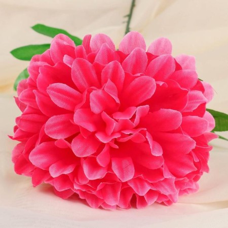 Artificial flowers "Peony" D-16 cm 47 cm, pink-1